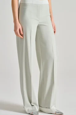 Pantaloni anvers satin verde