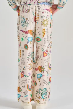 Pantaloni bailey cotone bianco