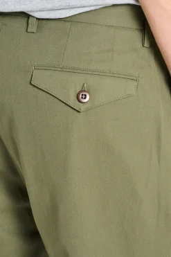 Pantaloni chino 1p cotone verde