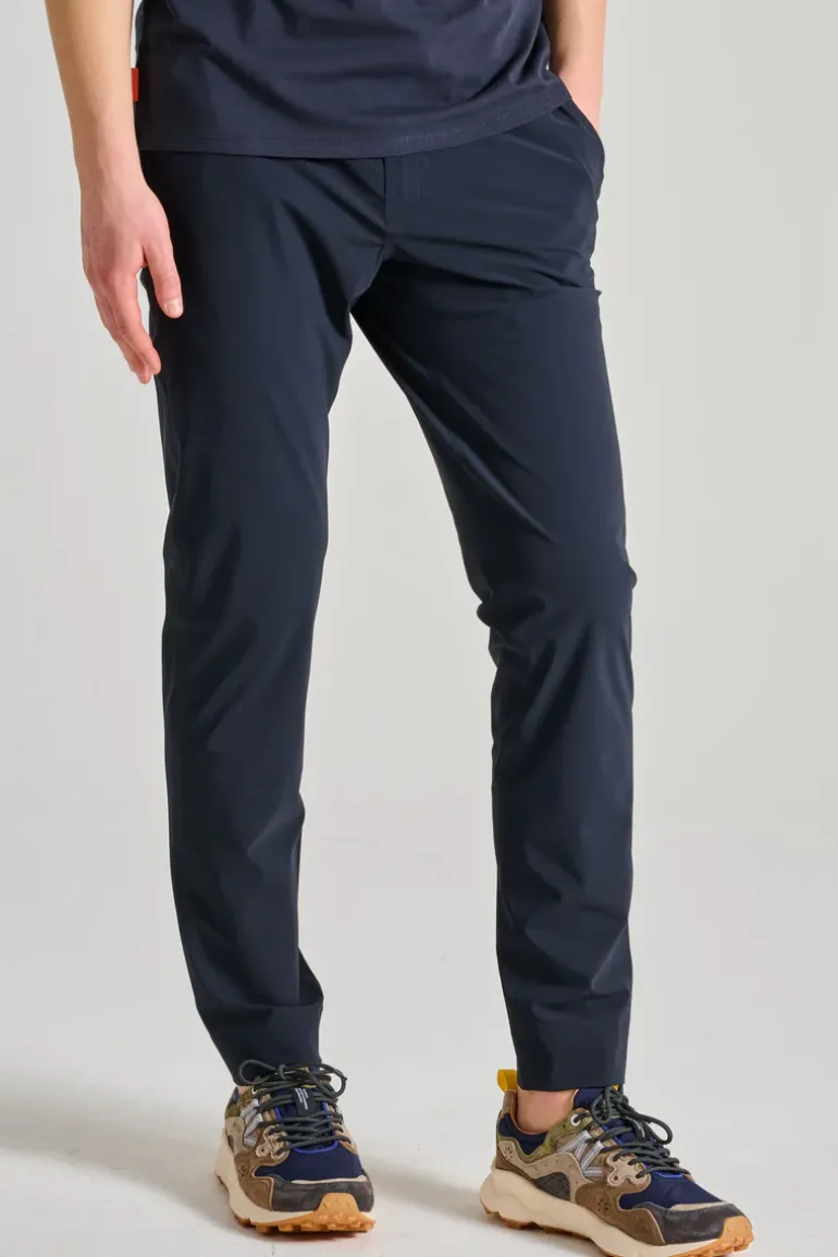 Pantaloni chino surflex tech blu