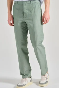 Pantaloni chino verde