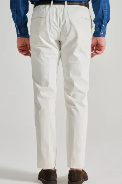 Pantaloni cotone bianco