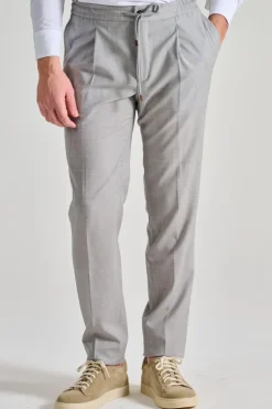 Pantaloni cotone grigio