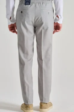 Pantaloni cotone grigio