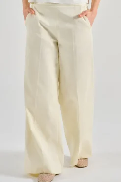 Pantaloni cotton bianco