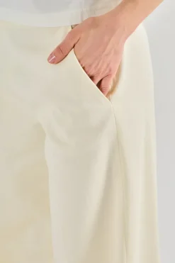 Pantaloni cotton bianco