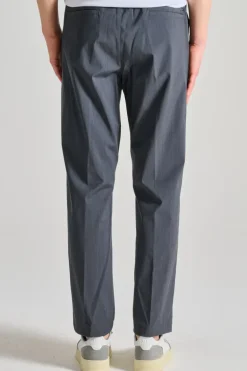 Pantaloni coulisse tessuto grigio