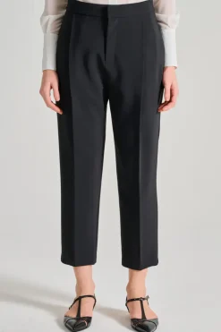 Pantaloni essential tessuto nero