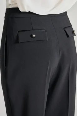 Pantaloni essential tessuto nero