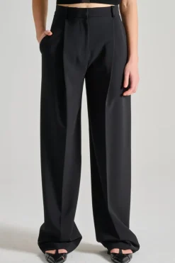 Pantaloni essential tessuto nero