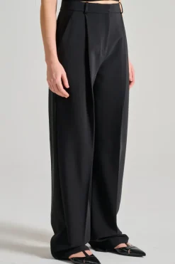 Pantaloni essential tessuto nero