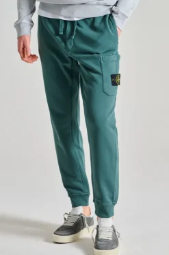 Pantaloni felpa verde
