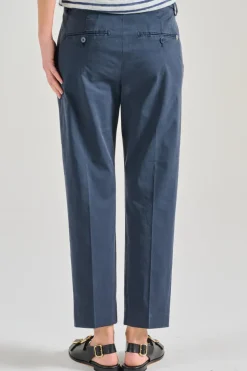 Pantaloni nima zip denim blu