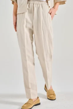 Pantaloni nobu b bianco