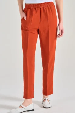 Pantaloni nobu b tessuto rosso
