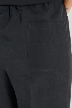 Pantaloni patrizia jog tessuto nero