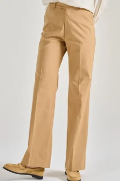 Pantaloni patrizia tessuto beige