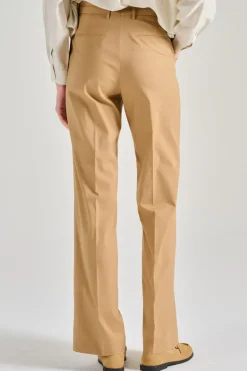 Pantaloni patrizia tessuto beige