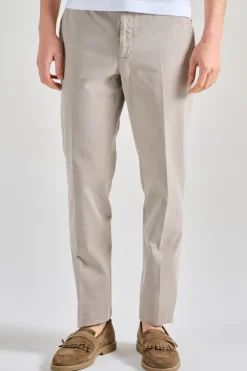 Pantaloni pelle grigio