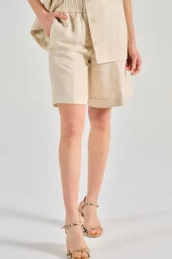 Pantaloni resca beige