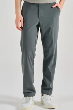 Pantaloni surflex chino tessuto grigio