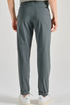 Pantaloni surflex chino tessuto grigio