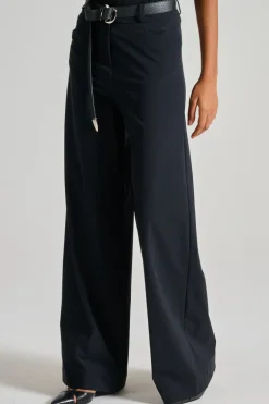 Pantaloni surflex livia tessuto nero