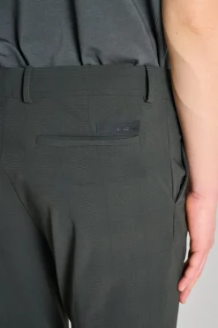 Pantaloni surflex micro chino verde