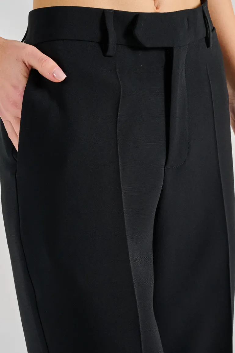 Pantaloni tessuto nero