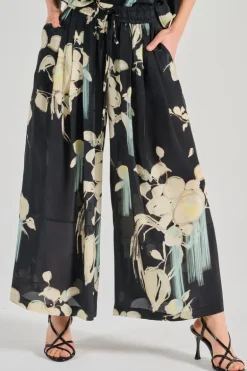 Pantaloni tessuto nero