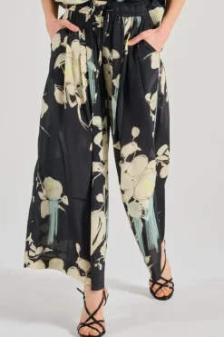 Pantaloni tessuto nero