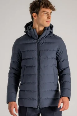 Piumino blu uomo