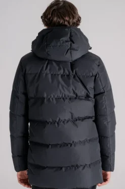 Piumino laminar 100% poliestere nero