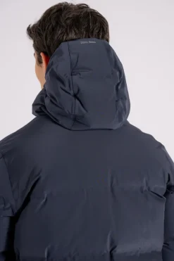 Piumino parka new impact blu