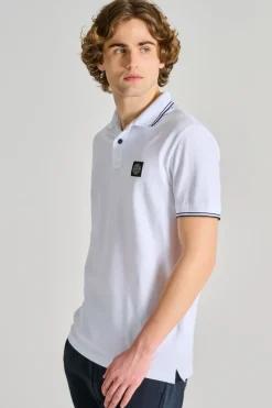 Polo cotone bianco