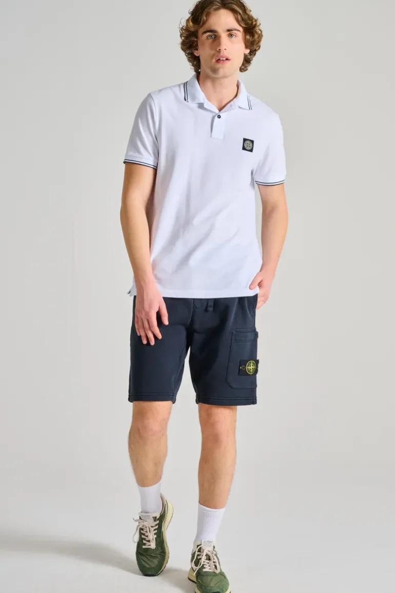 Polo cotone bianco