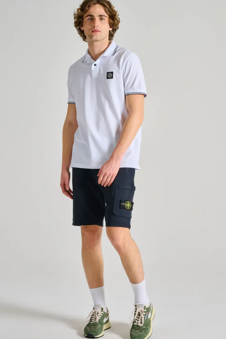 Polo cotone bianco