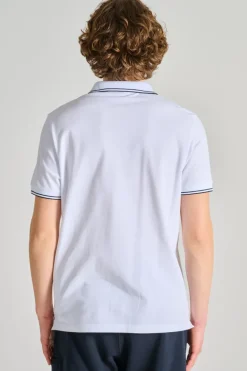 Polo cotone bianco