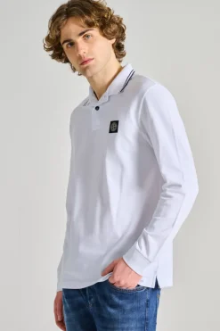 Polo cotone bianco