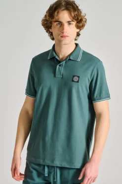 Polo cotone verde