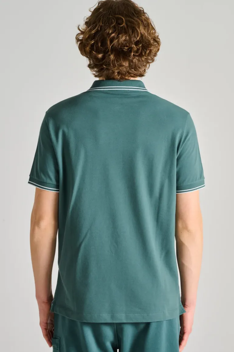 Polo cotone verde