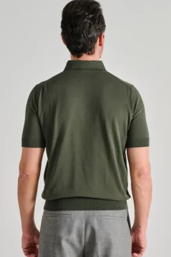 Polo manica corta cotone verde