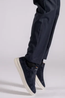 Scarpa suede sirena blu