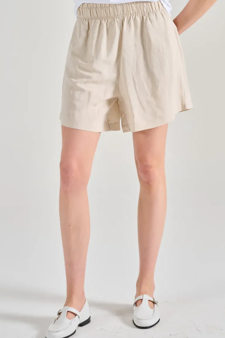 Shorts caruso cotone bianco