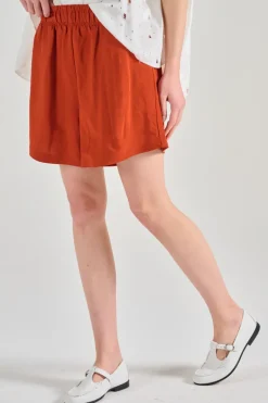 Shorts caruso tessuto rosso