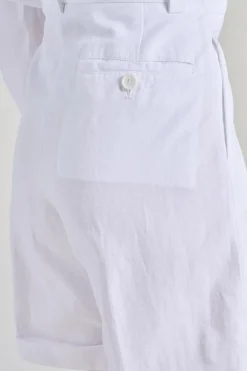 Shorts cotone bianco