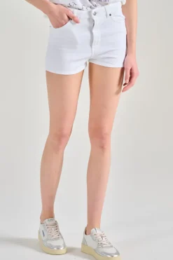 Shorts evie cotone bianco
