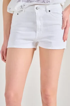 Shorts evie cotone bianco