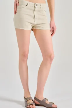 Shorts evie tessuto beige