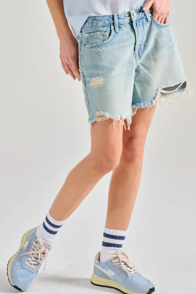 Shorts monroe denim azzurro